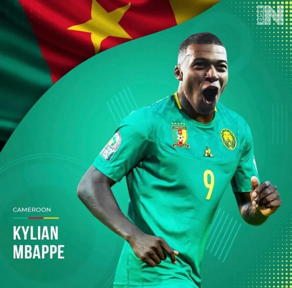If all these football players represent their country of Origin.
Kylian Mbappé (France)